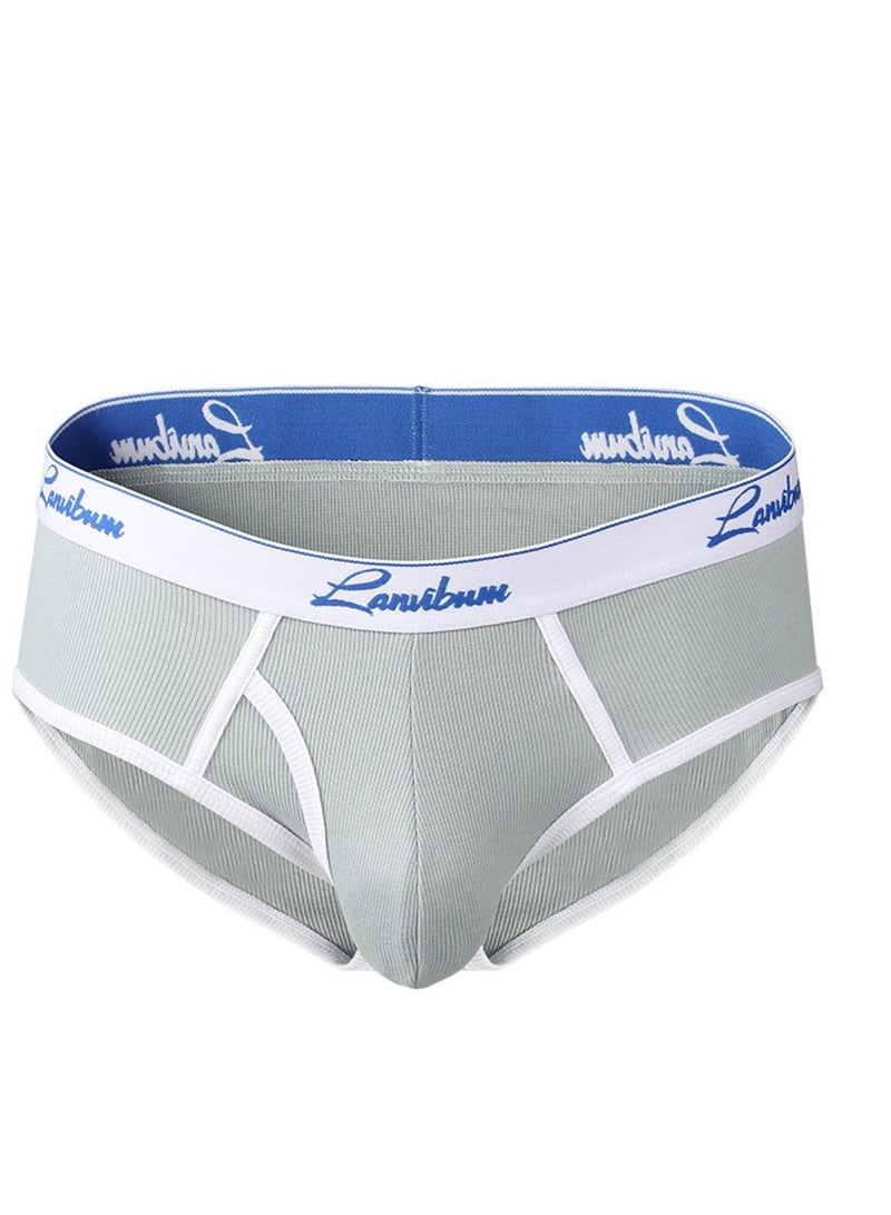 Cotton Mid-rise Men's Underwear Grey