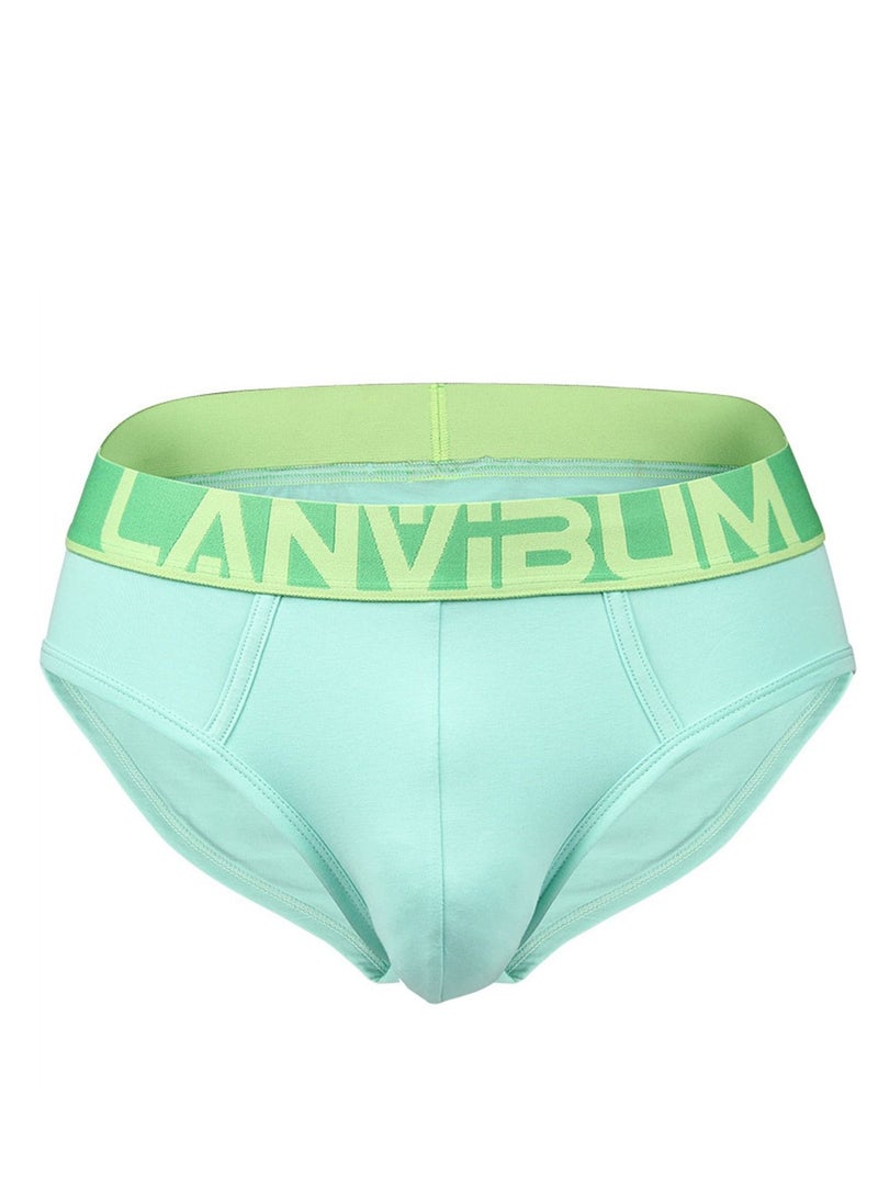 Cotton Mid-rise Men's Underwear Green