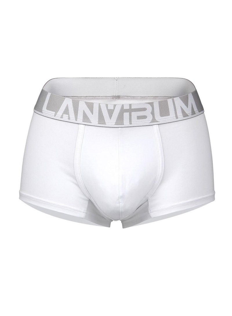 Student Youth Middle Waist Cotton Underwear White