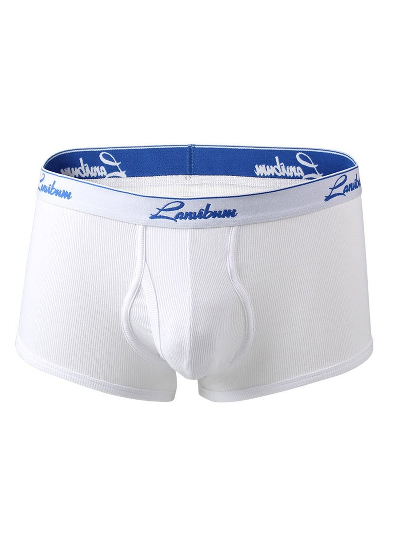 Cotton Mid-rise Men's Underwear White
