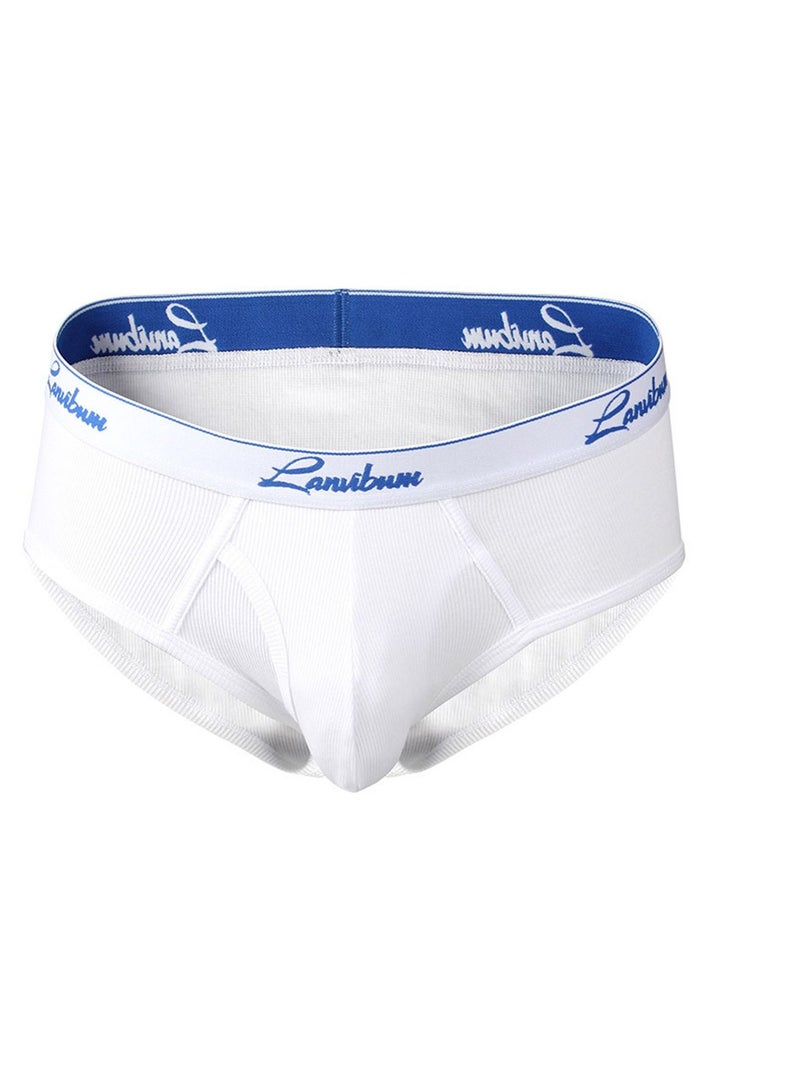 Cotton Mid-rise Men's Underwear White