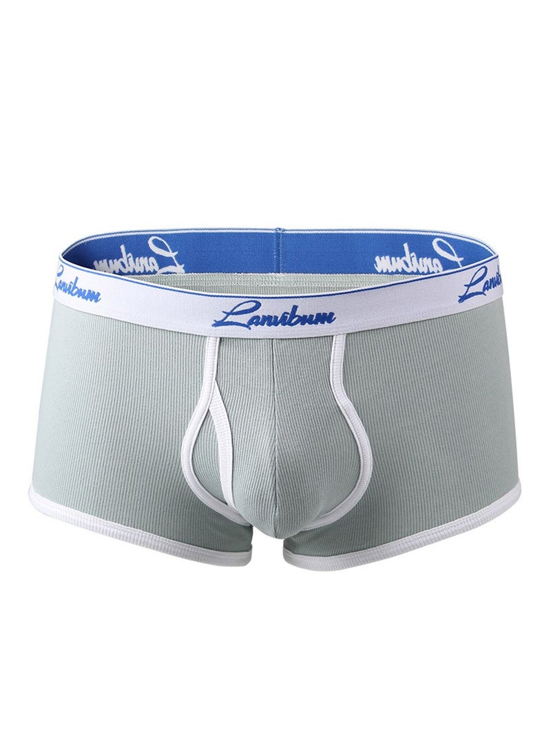 Cotton Mid-rise Men's Underwear Grey