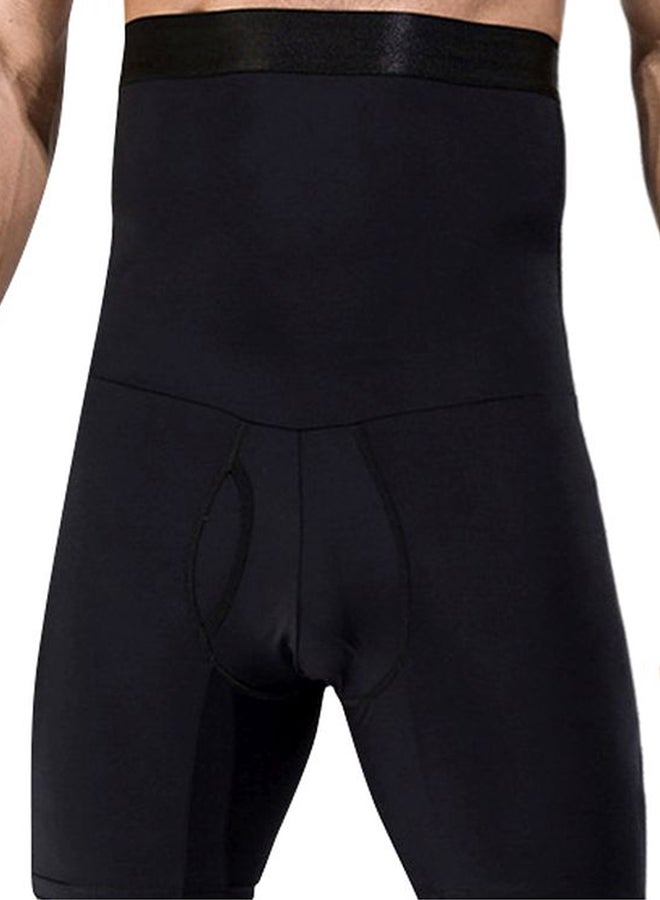 High Rise Breathable Shorts Black