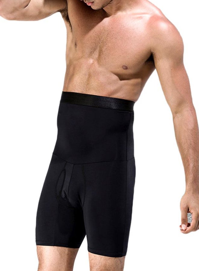 High Rise Breathable Shorts Black