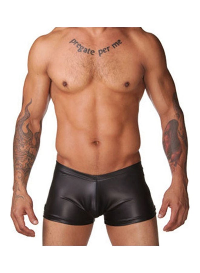 Solid Swimwear Briefs Black