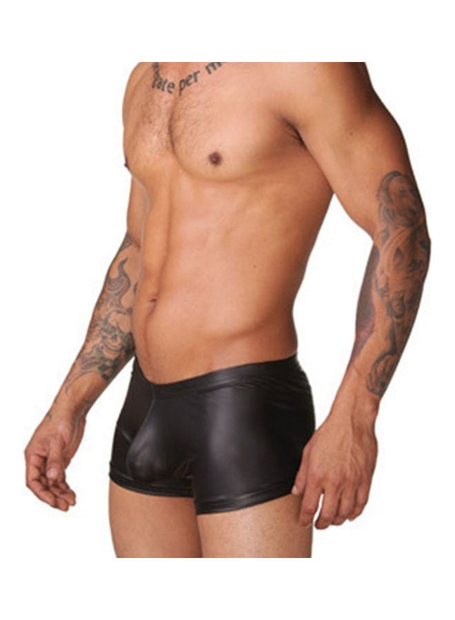 Solid Swimwear Briefs Black