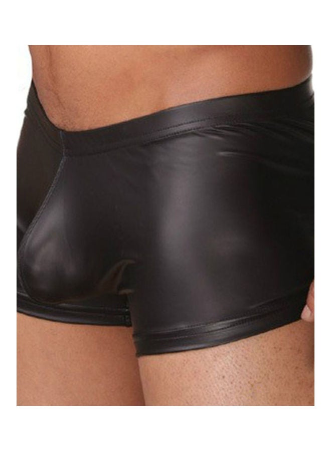 Solid Swimwear Briefs Black