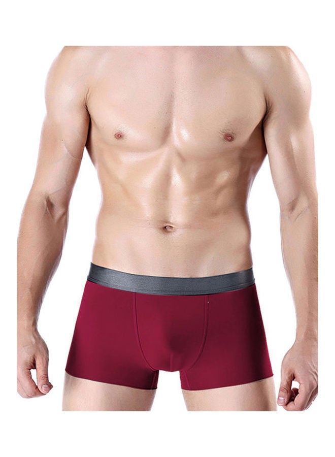 Breathable Underwear Plus Size Red