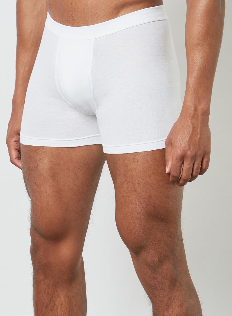 3-Piece Basic Boxers Set White