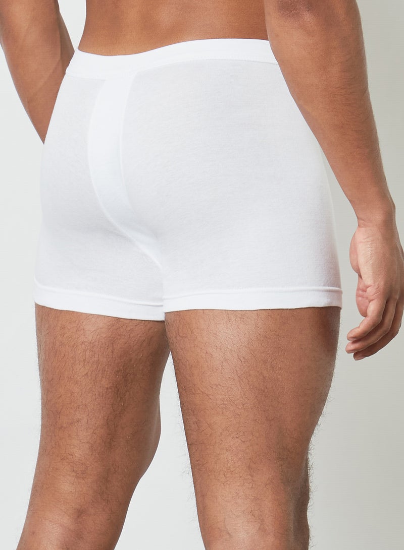 3-Piece Basic Boxers Set White