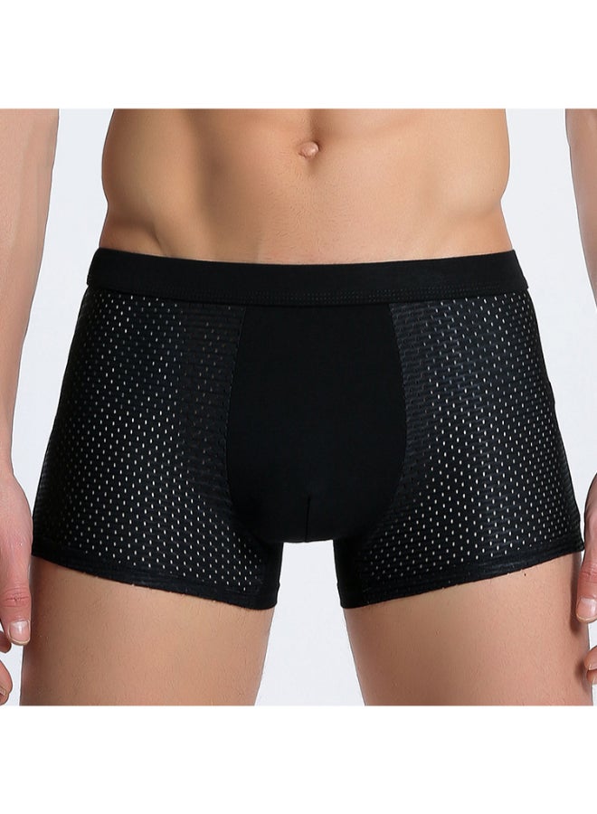 Comfortable Mid-Rise Boxers Black