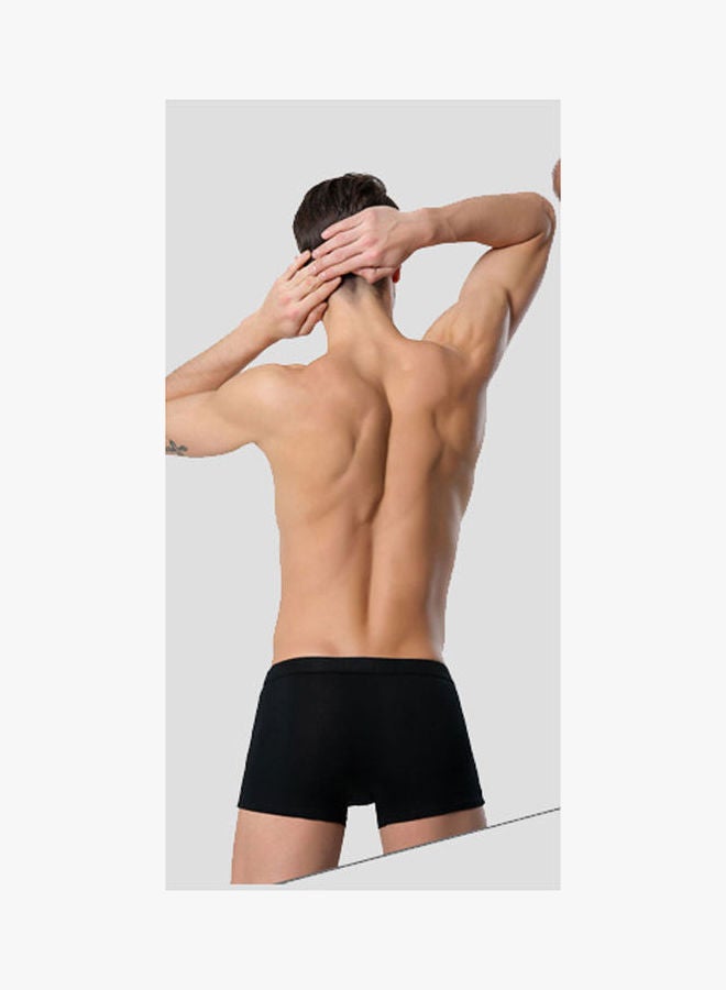 Comfortable Mid-Rise Boxers Black