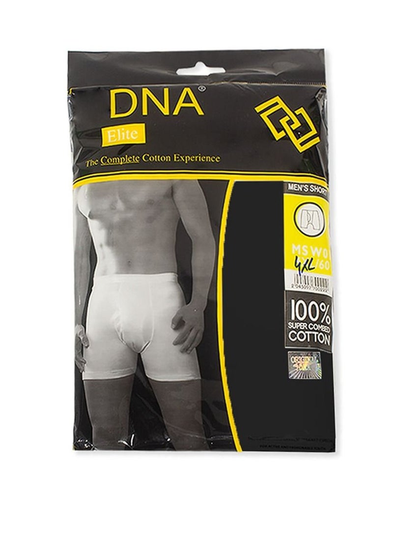 Men Plain Black Boxer Combed Cotton Three Pcs Pack