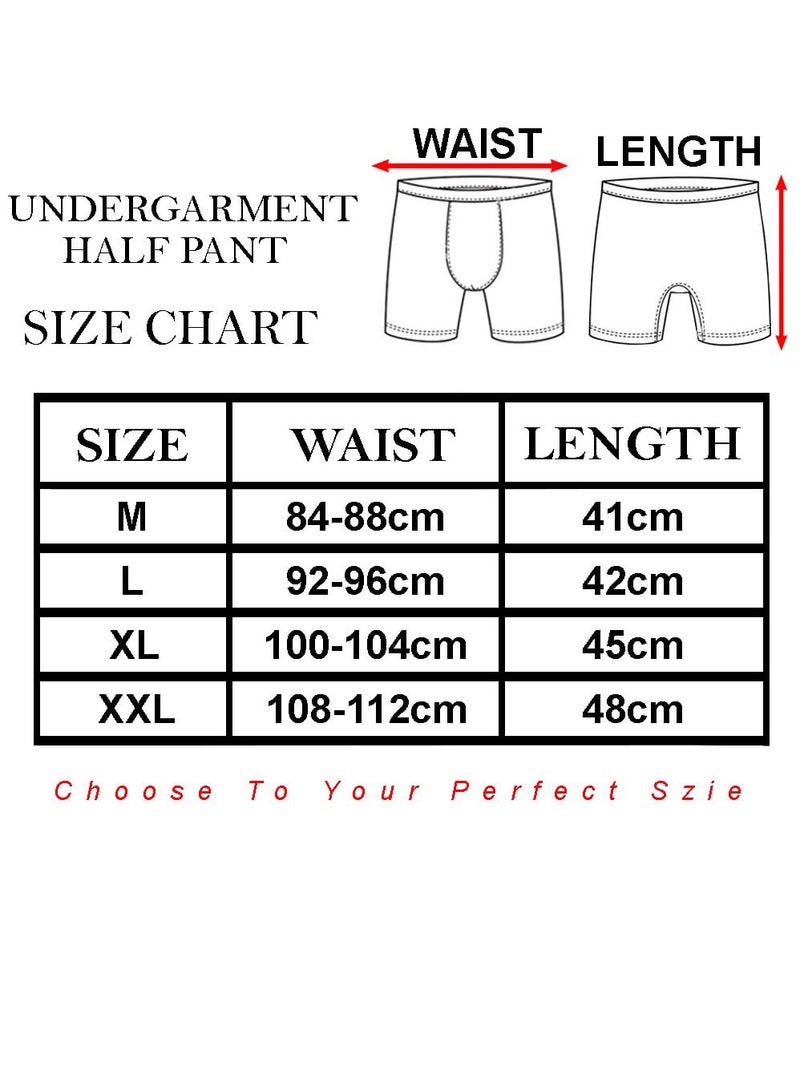 Men Plain Black Boxer Combed Cotton Three Pcs Pack