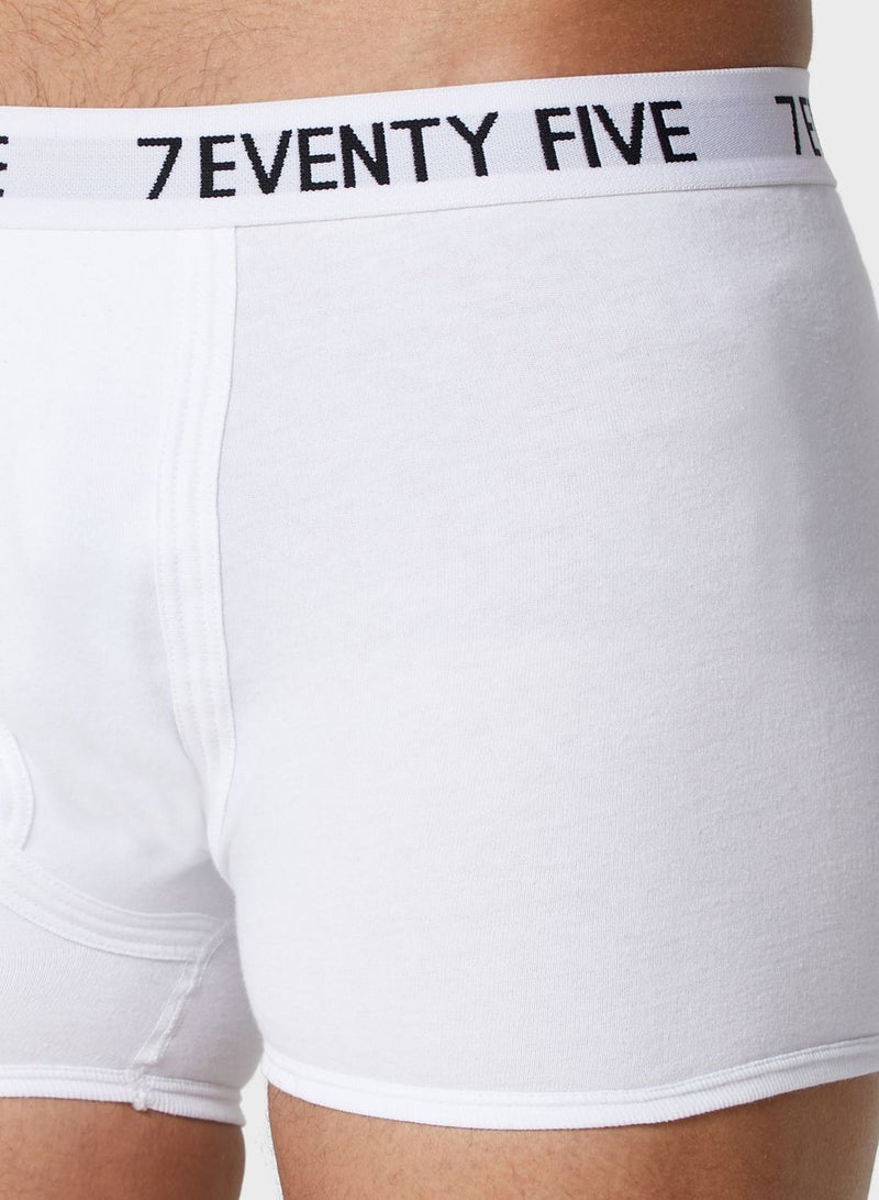 5 Pack  Waist Band Trunks with Antibacterial Finis