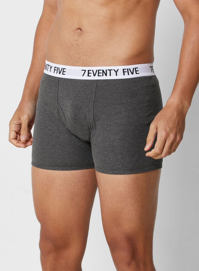 5 Pack  Waist Band Trunks with Antibacterial Finis