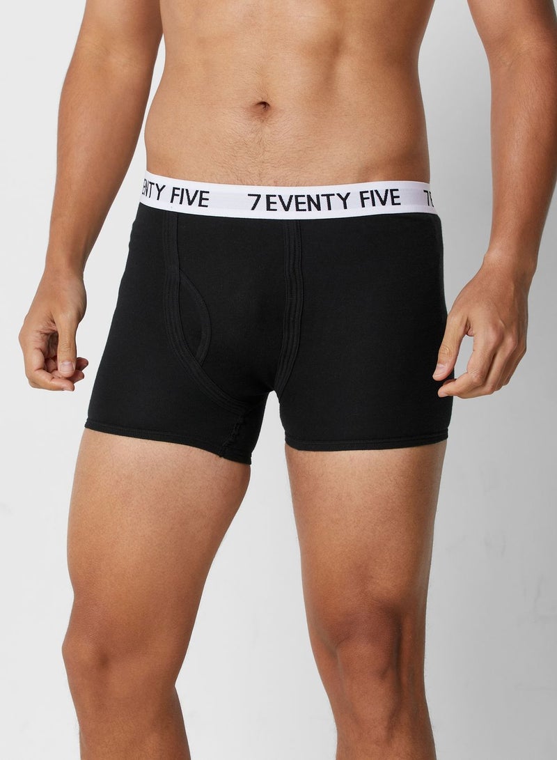 5 Pack  Waist Band Trunks with Antibacterial Finis