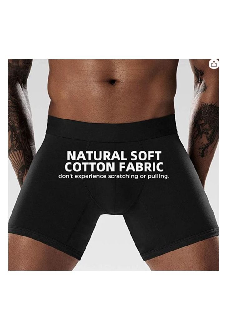 Natural Feelings Mens Boxer Shorts Soft Cotton Men Pack Breathable Mens Underwear Boxer Briefs