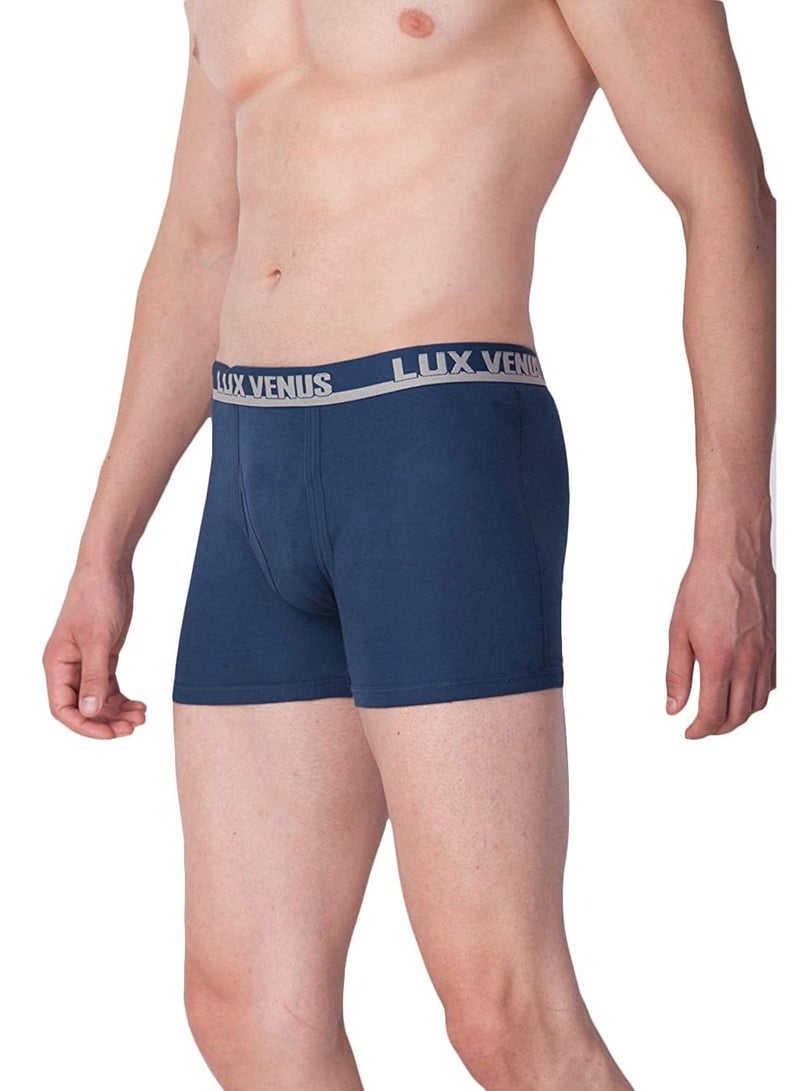 LUX VENUS Men's Pack of 3 Plain Boxers