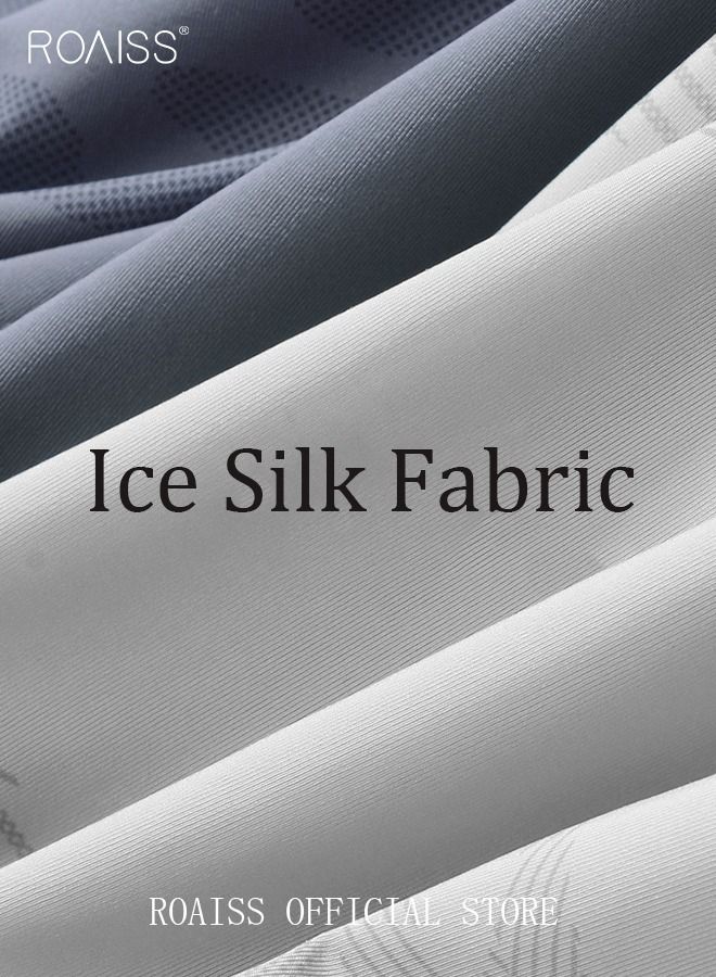 Set of 3 Men's Boys Ice Silk Boxer Briefs Boxer Briefs Breathable Soft Underwear Summer Stretch Plus Size Teen Classic Briefs