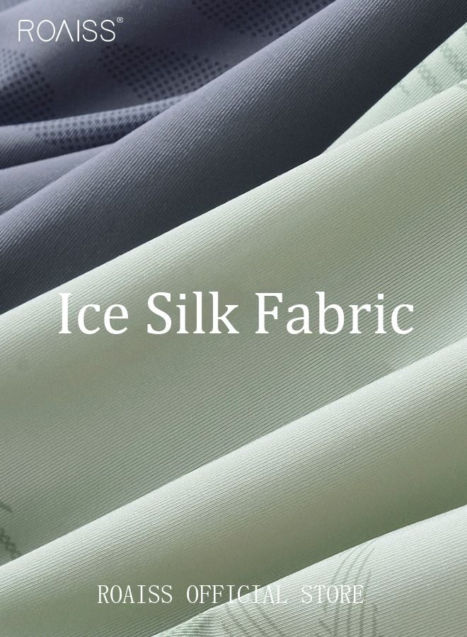 Set of 3 Men's Boys Ice Silk Boxer Briefs Boxer Briefs Breathable Soft Underwear Summer Stretch Plus Size Teen Classic Briefs
