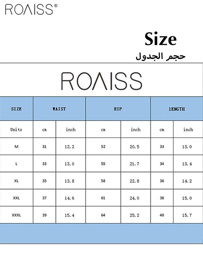 4-Piece Men's Loose Underwear Pure Cotton Plaid Home Shorts Unconstrained And Comfortable Underwear