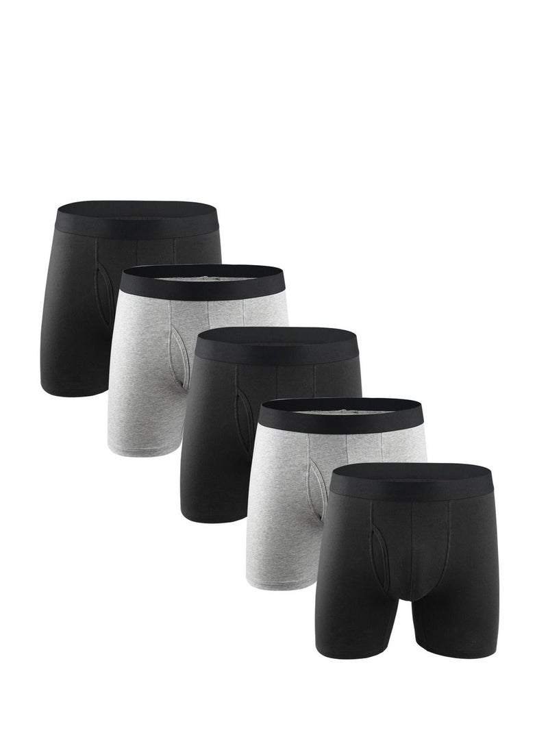 Natural Feelings Mens Boxer Shorts Soft Cotton Men Pack Breathable Mens Underwear Boxer Briefs