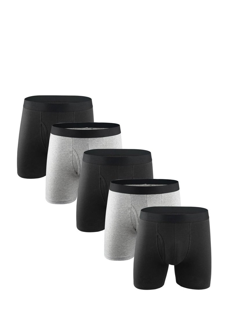 Natural Feelings Mens Boxer Shorts Soft Cotton Men Pack Breathable Mens Underwear Boxer Briefs