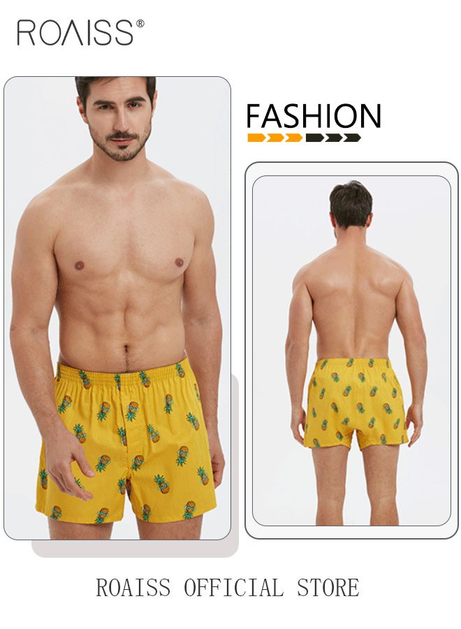 2 Pack Men Arrow Pants Men Cotton Loose Boxer Briefs Men Casual Furniture Comfort Cotton Briefs Large Size Men Briefs