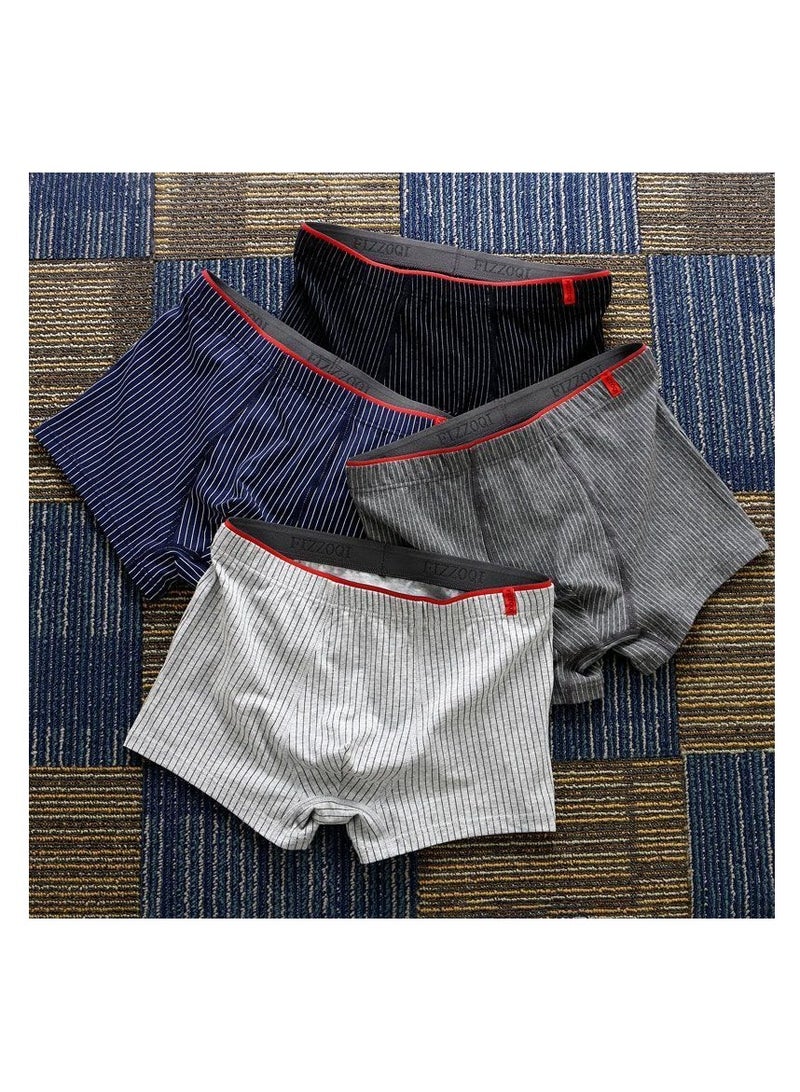 4 Pieces Mens Underwear Boxer Briefs