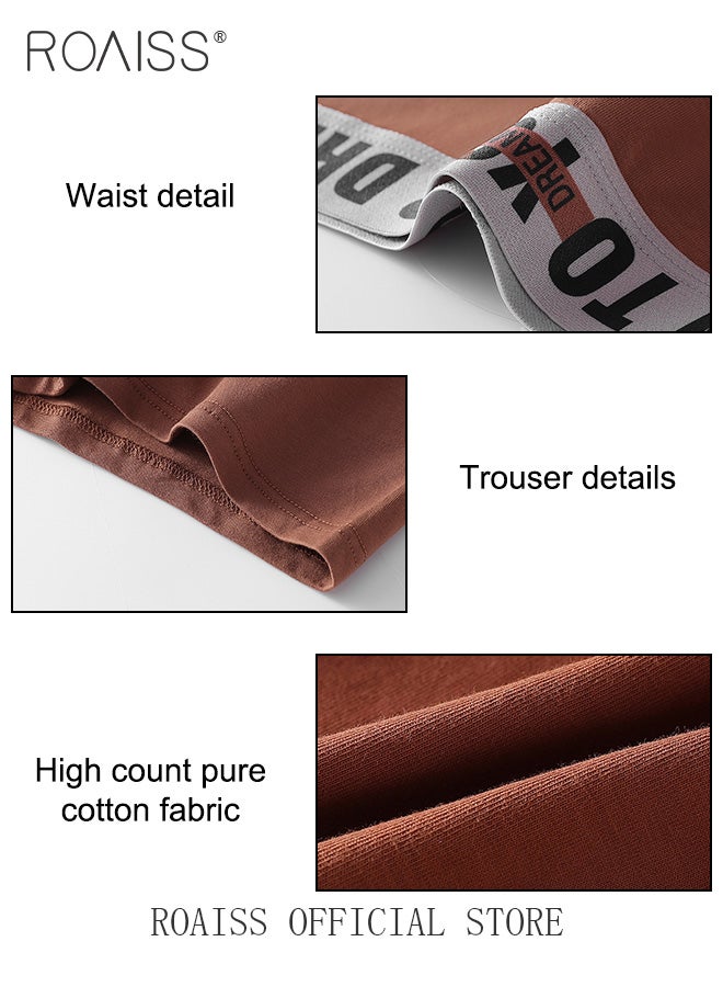 3 Pack Men's Underwear Boxer Briefs Pack, Ultra Soft Moisture-Wicking Cotton Boxer Brief Underwear for Men