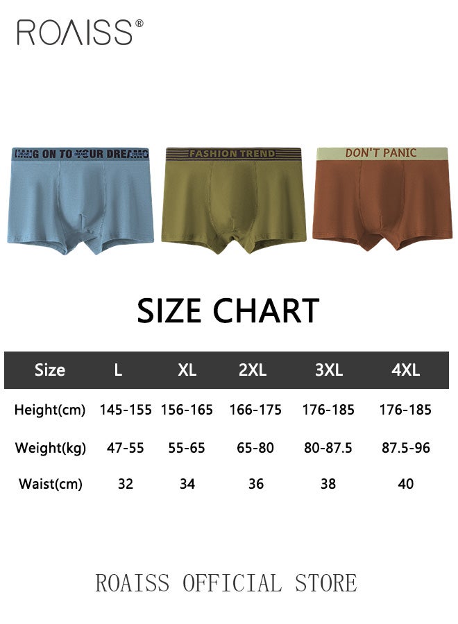 3 Pack Men's Underwear Boxer Briefs Pack, Ultra Soft Moisture-Wicking Cotton Boxer Brief Underwear for Men