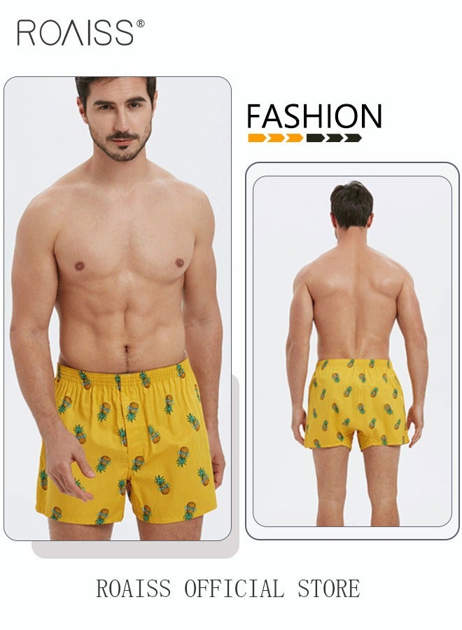 2 Pack Men Arrow Pants Men Cotton Loose Boxer Briefs Men Casual Furniture Comfort Cotton Briefs Large Size Men Briefs