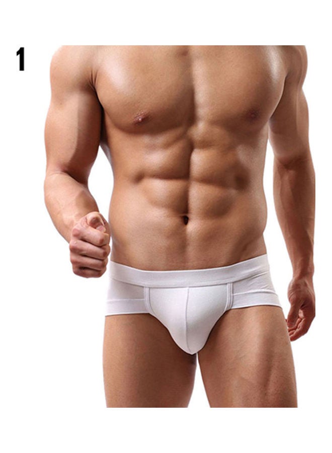 Solid Brief White