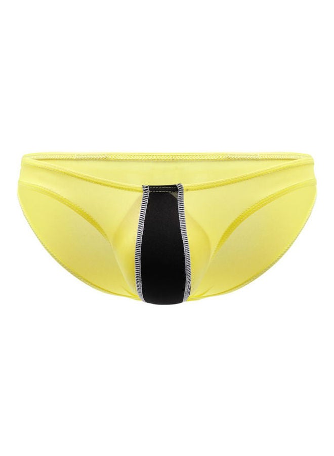 Low Rise Thong Briefs Underwear Yellow