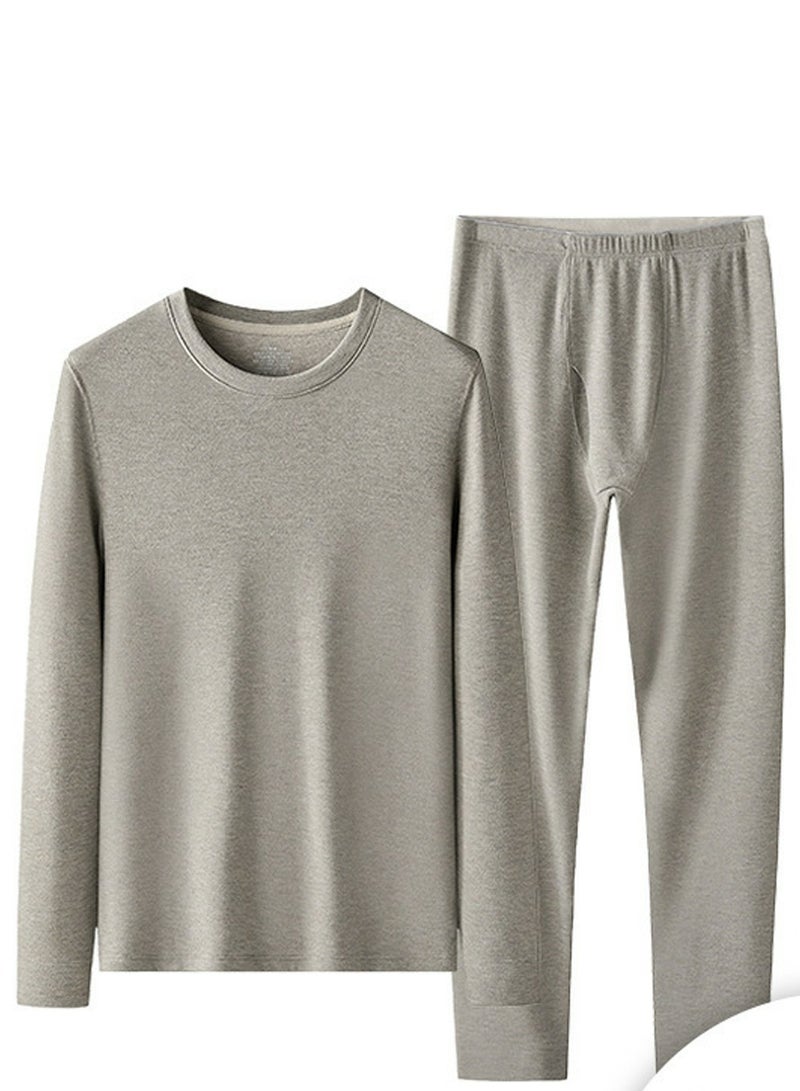 2 Piece Thermal Shirt and Pants Set: Enjoy every cold winter day and night in the utmost comfort with this thermal top and bottom set. With a long-sleeve top and matching long johns pants, you can go