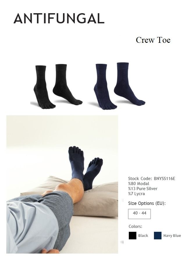 Antifungal Crew Toe Socks