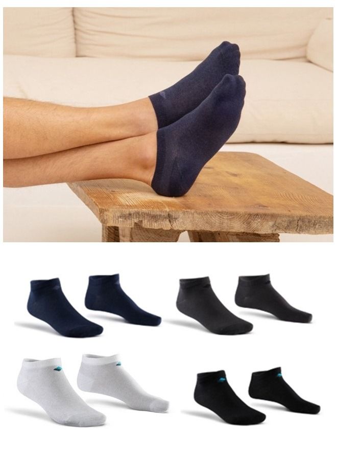 AntiOdor Sneaker Men Silver Socks