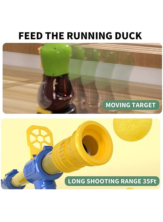 Duck Shooting Toys for Kids Toy Popper Gun with Target Score Indicator Colourful Light and Sound, Interactive Competition Game Gift for Kids