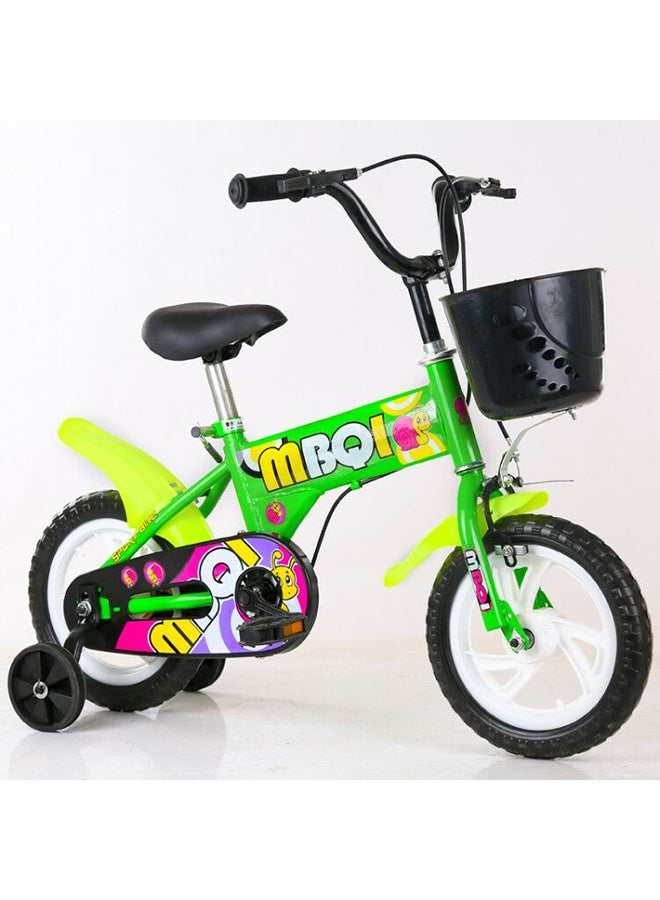 Children's Cruiser Bike With Training Wheels & Fenders 14inch