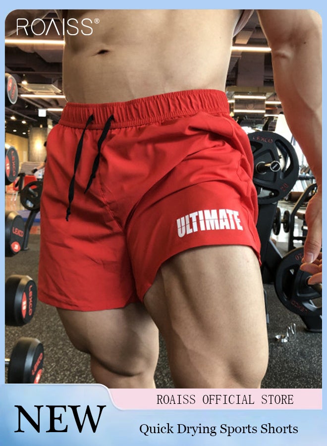 Summer Fashion Joggers Shorts Men Bodybuilding Fitness Quick-Dry Sport Short Pants Male Beach Shorts