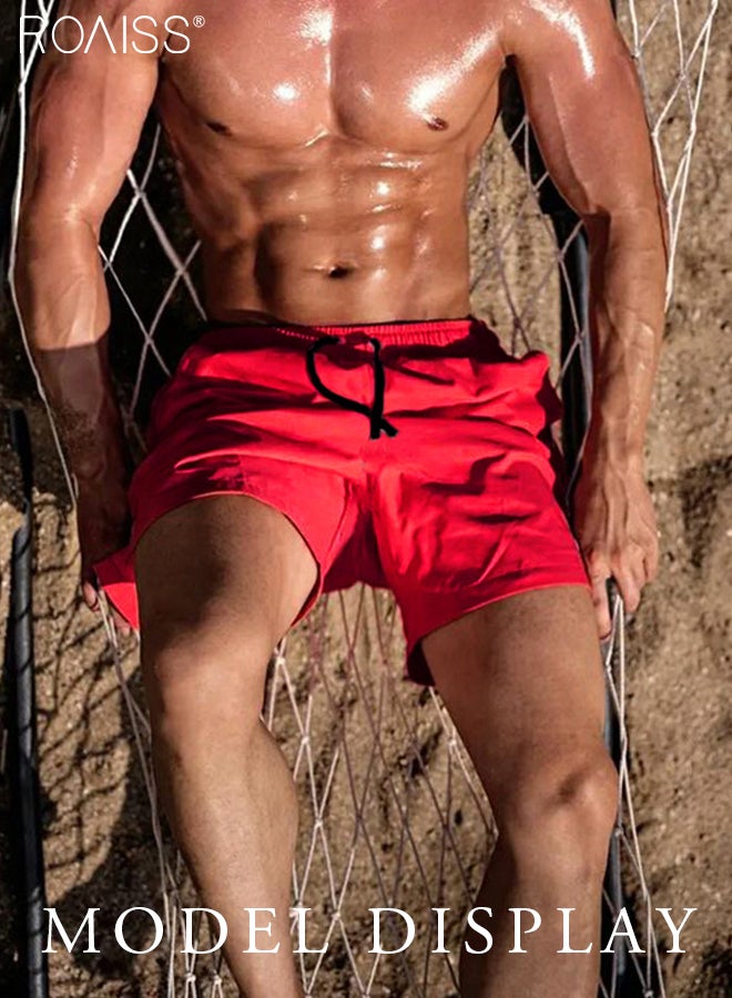 Summer Fashion Joggers Shorts Men Bodybuilding Fitness Quick-Dry Sport Short Pants Male Beach Shorts