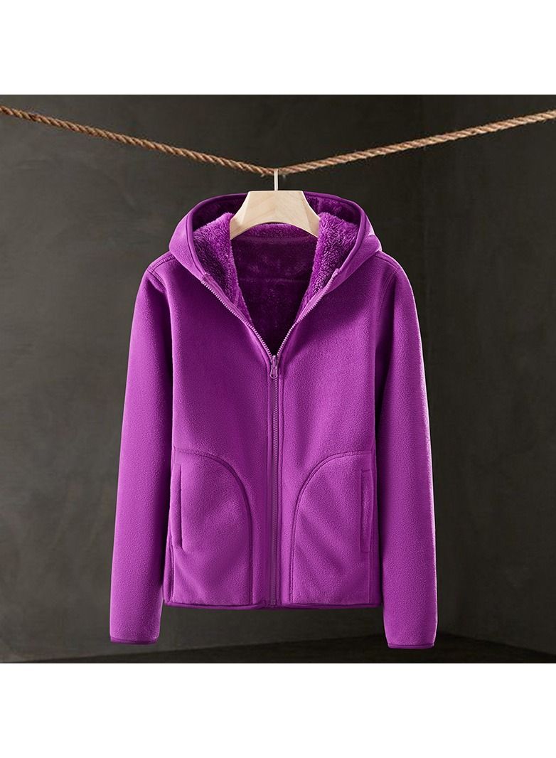 Comfortable Solid Color Outerwear That Can Be Worn On Both Sides