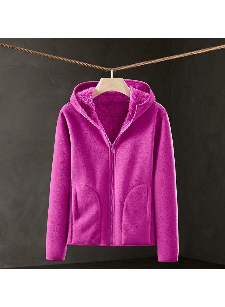 Comfortable Solid Color Outerwear That Can Be Worn On Both Sides