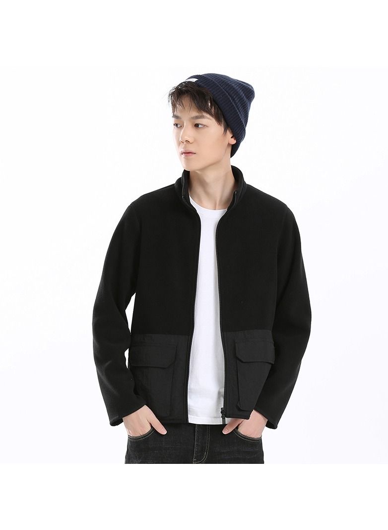 Wear A Reversible Fleece Overcoat On Both Sides