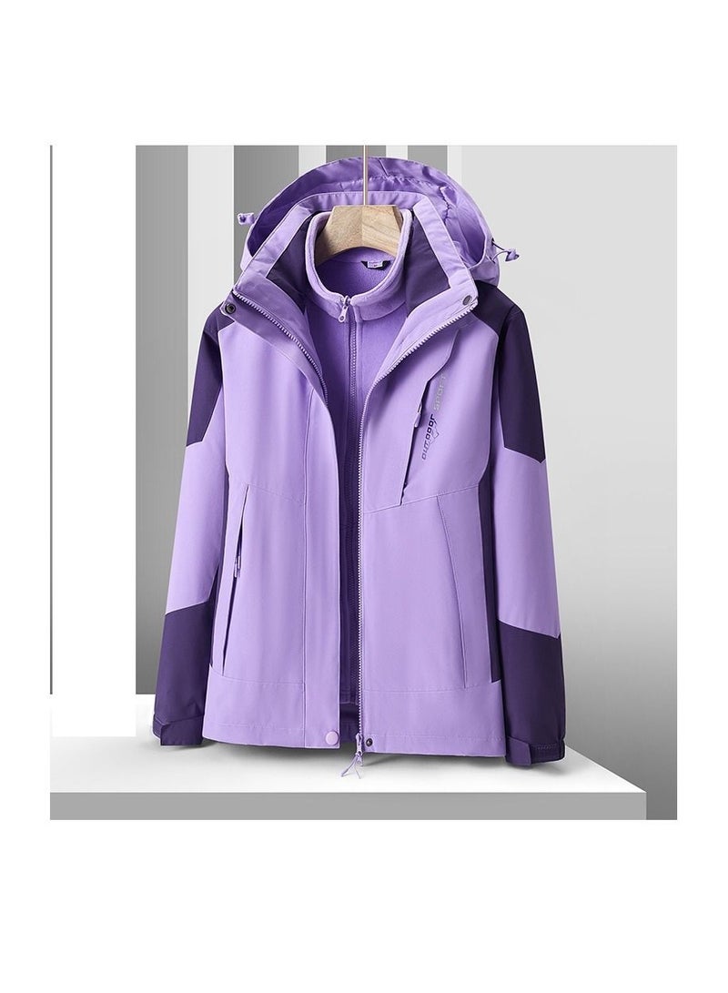 Zippered Breathable Detachable Windproof Overcoat