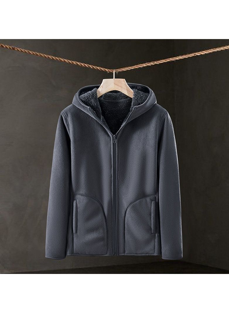 Comfortable Solid Color Outerwear That Can Be Worn On Both Sides