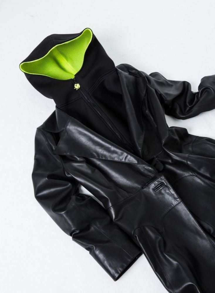 Morikukko Hoodoo Black Neon Yellow