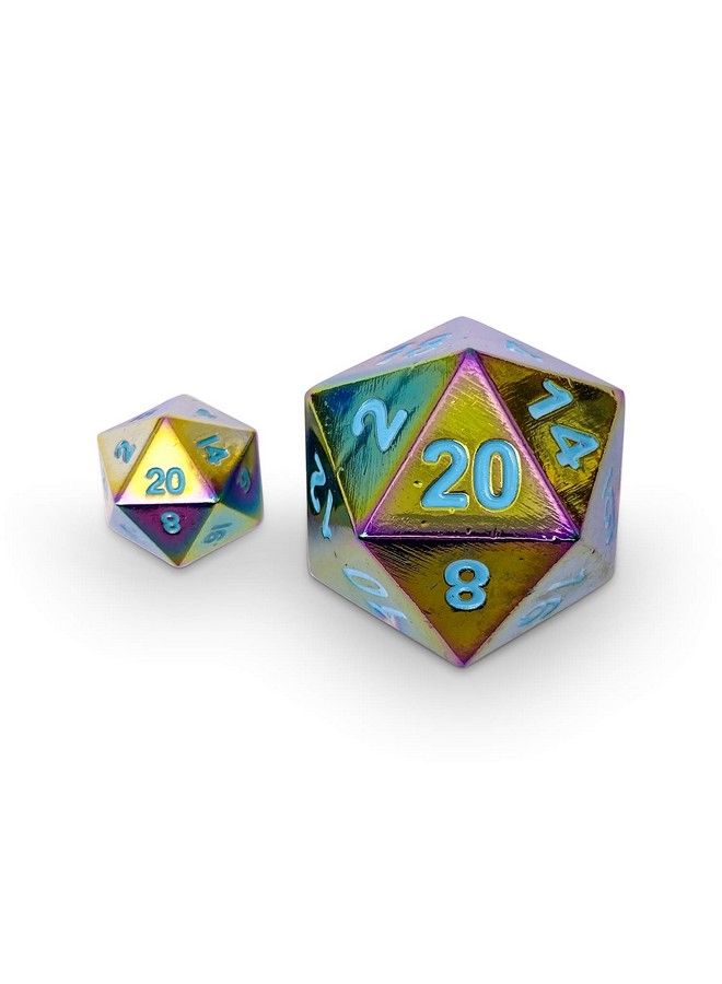 Queens Treasure The Boulder D20 Metal Rpg Dice By Norse Foundry;45Mm Polyhedral For Roleplaying Games