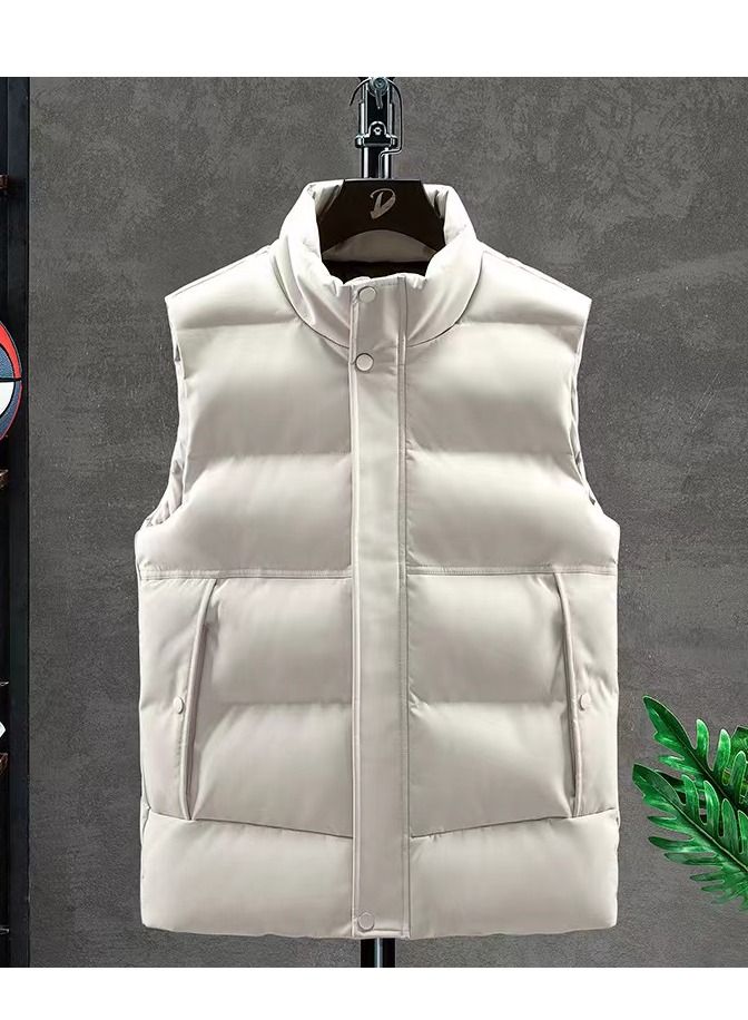 Fashionable And Lightweight Fall-winter Stand-up Collar Vest